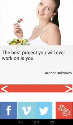 Weight loss motivator android App screenshot 2